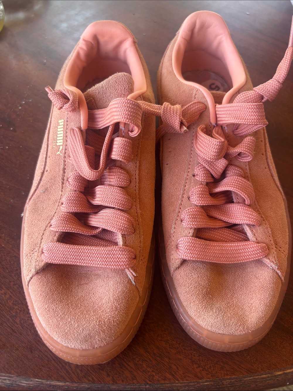 Puma Women’s Suede Sneakers in Dusty Rose